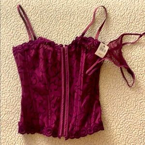 Corset with g string - NWT!!
